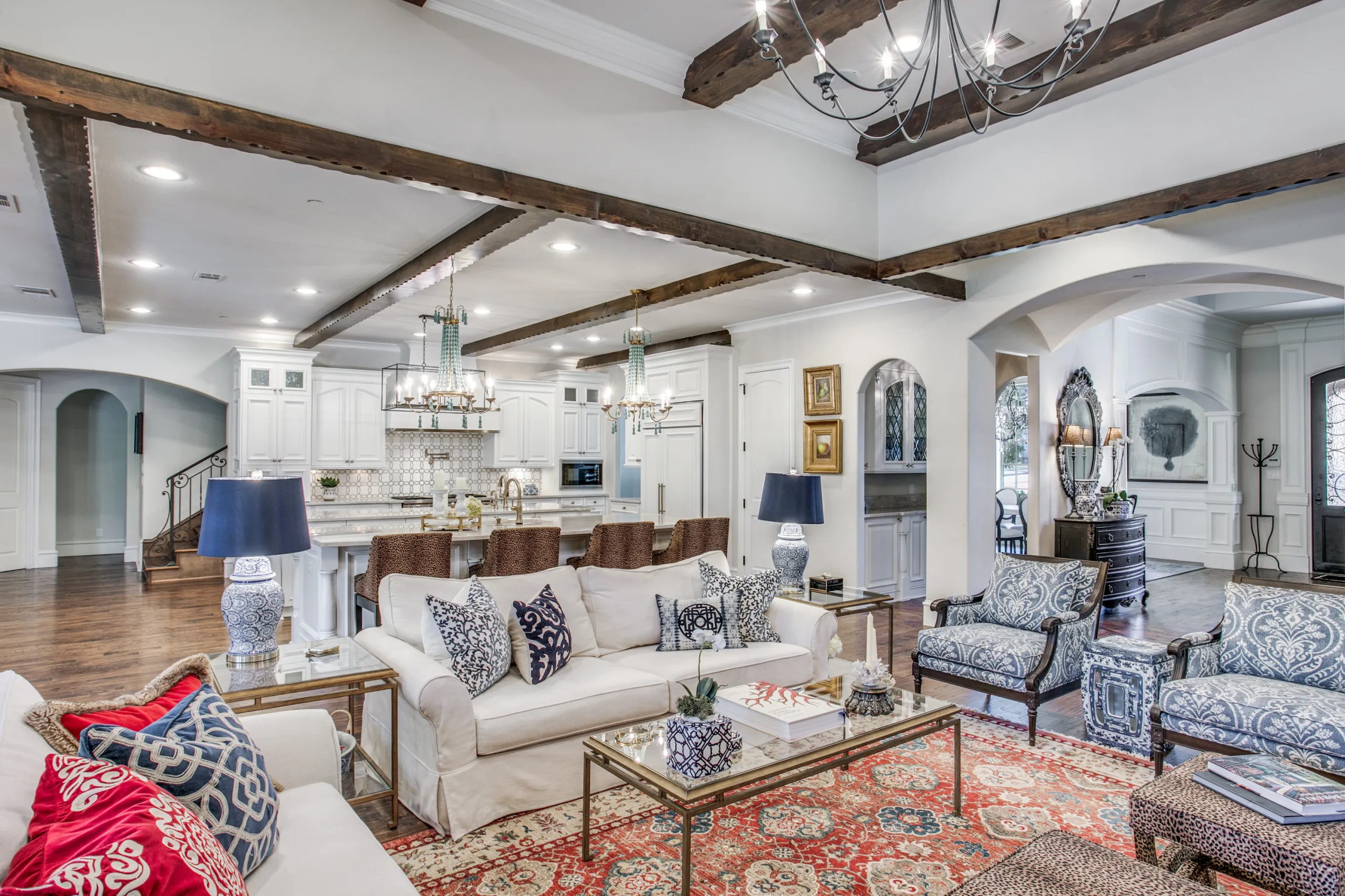 Taj Mahal Double Island Kitchen — Kitchen Remodel in Southlake, TX by Swanson Renovations