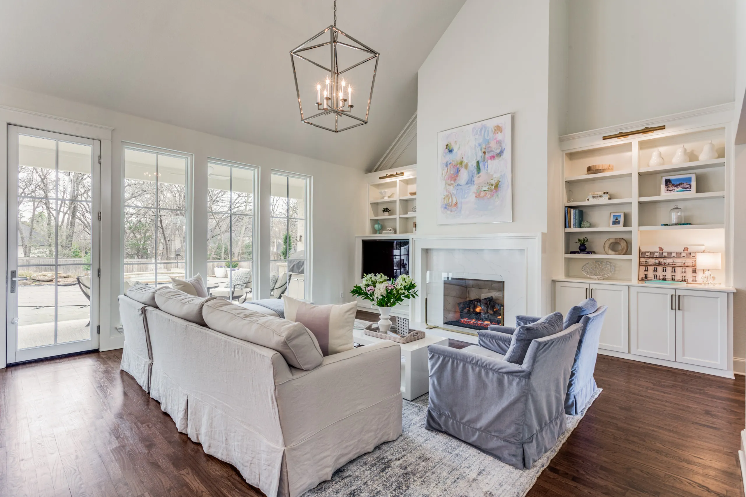 Modern Transitional- Living and Dining Areas