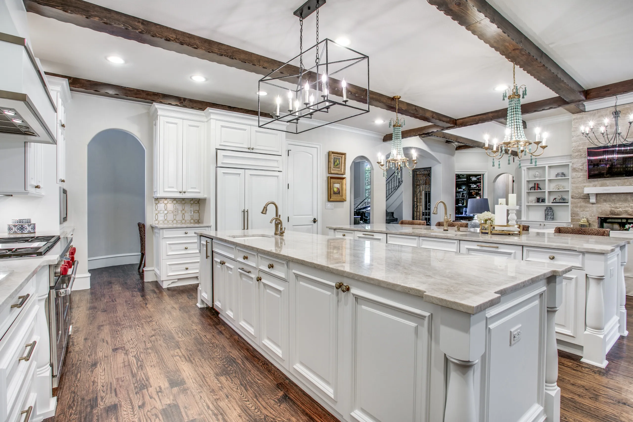 Taj Mahal Double Island Kitchen