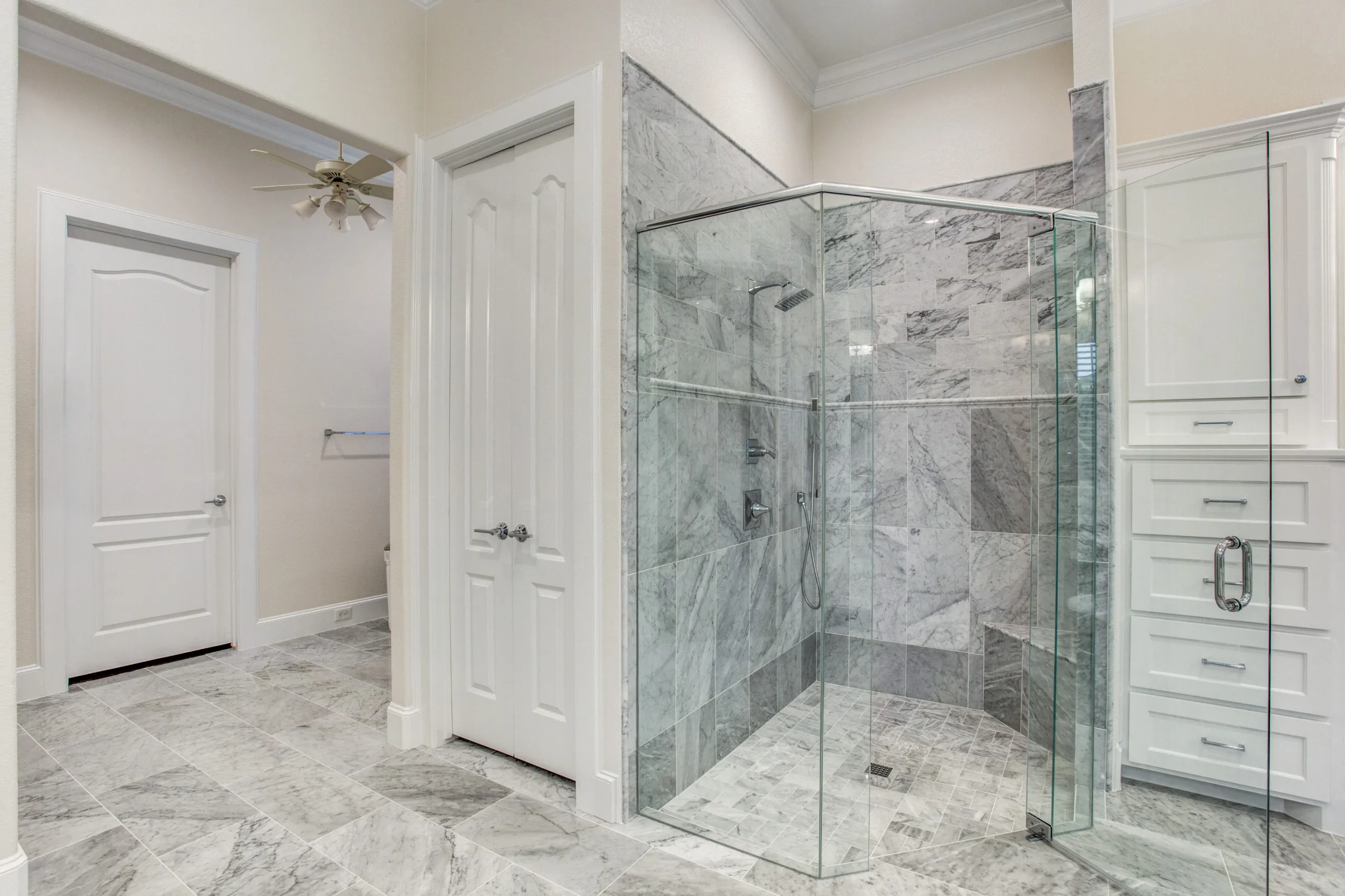 Marbled Master Bath